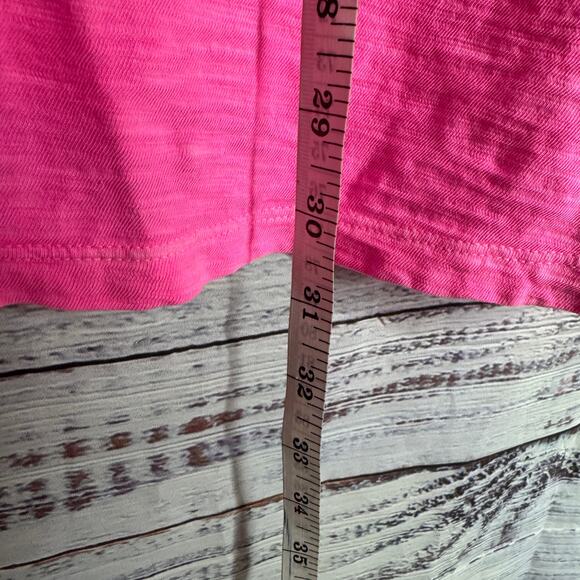 Lane Bryant Pink Perfect Sleeve Tee 14/16 Cotton Plus Size - Picture 6 of 6